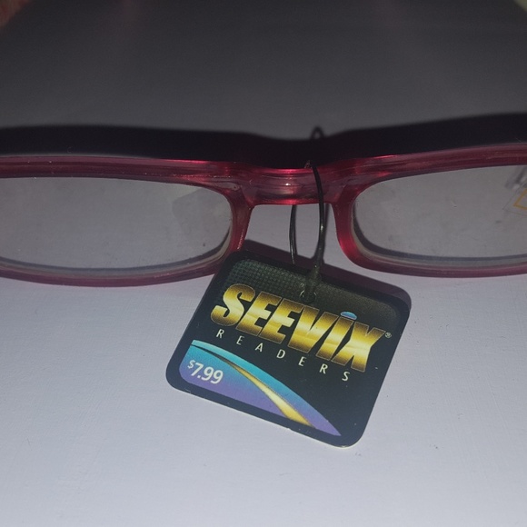 SEEVIX PLASTIC READING GLASSES PINK - Picture 1 of 6